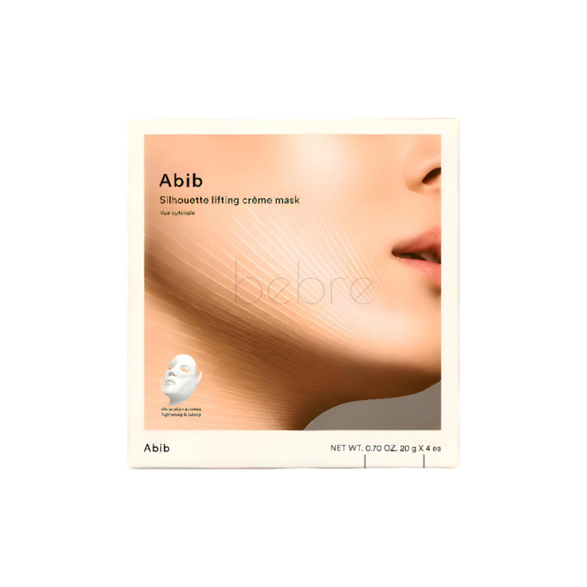 ABIB Silhouette Lifting Cream Mask V-Up Solution, 4 sheets