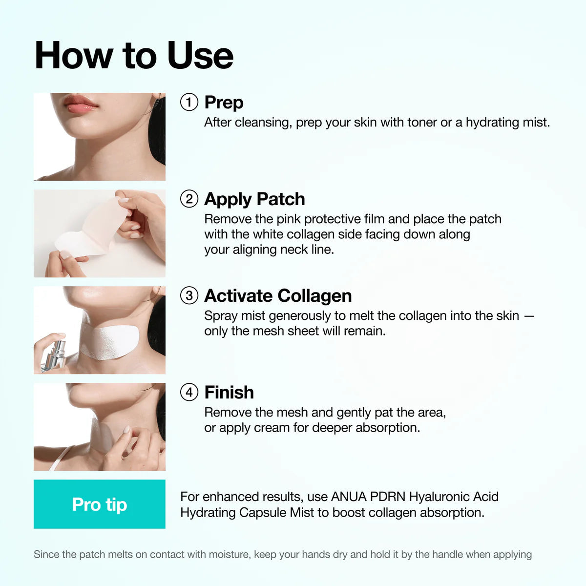 ANUA – PDRN Collagen Melting Neck Patch (4ea) – papildomas vaizdas 8