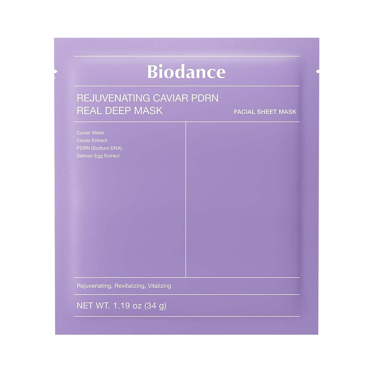 Biodance Rejuvenating Caviar PDRN Real Deep Mask, 34g
