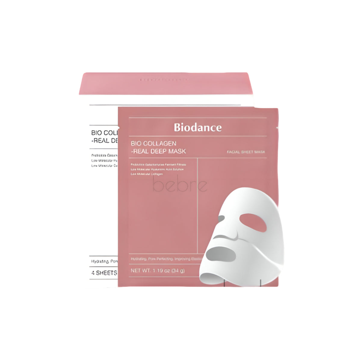 Biodance Collagen Real Deep Mask, 34g×4pcs