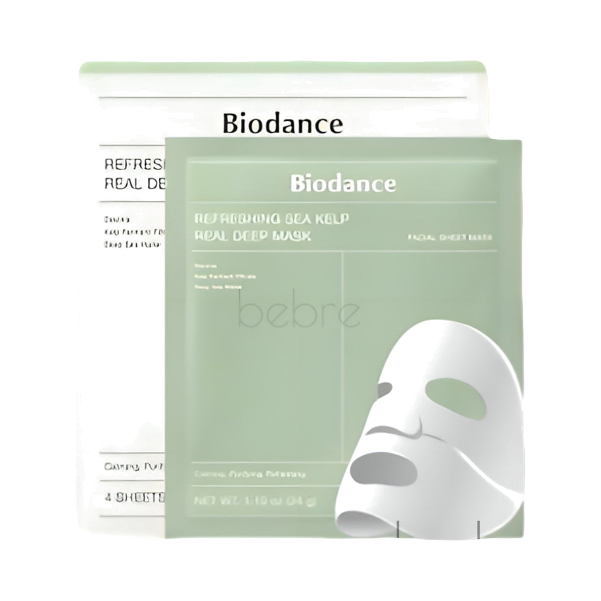 Biodance Refreshing Sea Kelp Real Deep Mask, 34g×4pcs