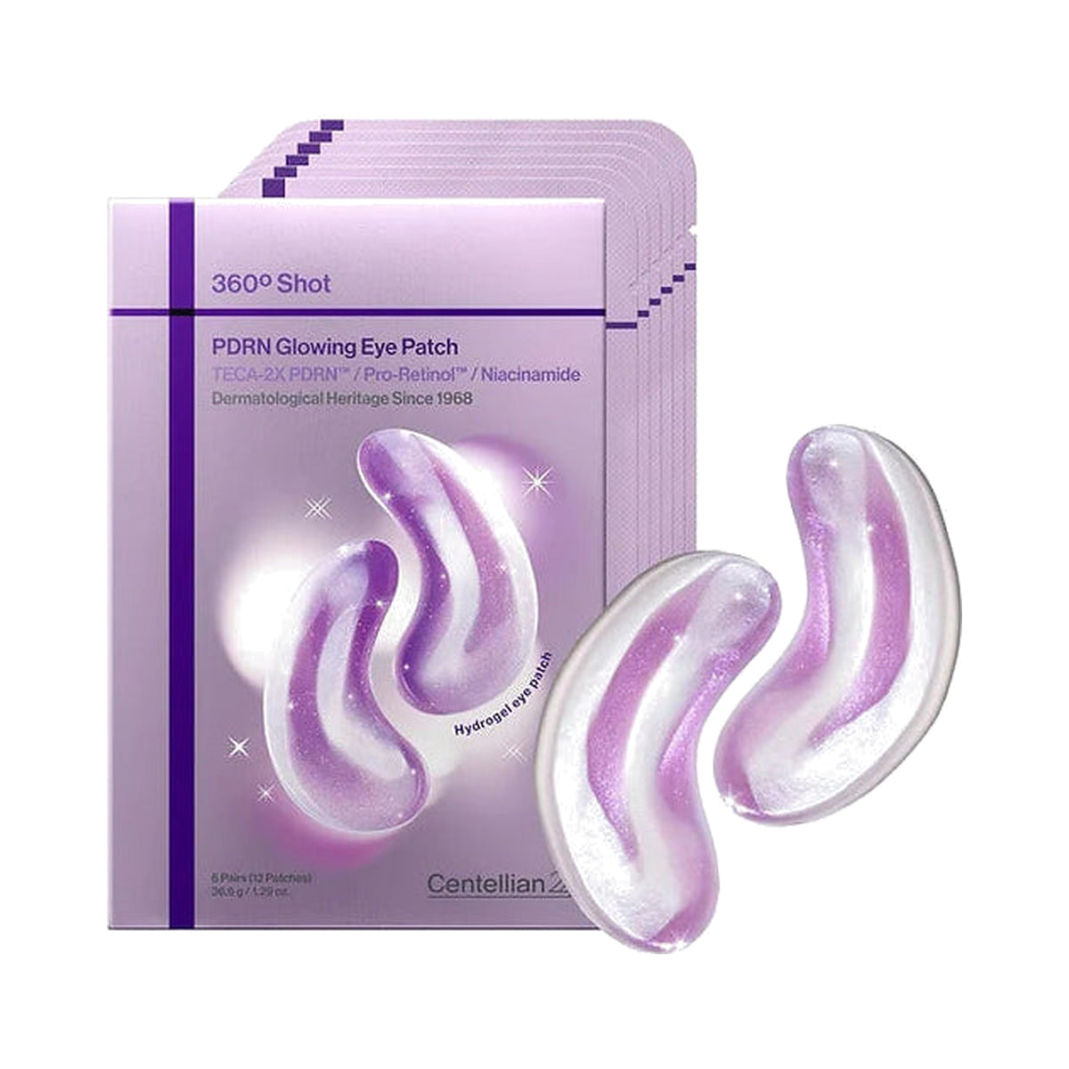 Centellian24 - 360º Shot PDRN Glowing Eye Patch, 6 pairs