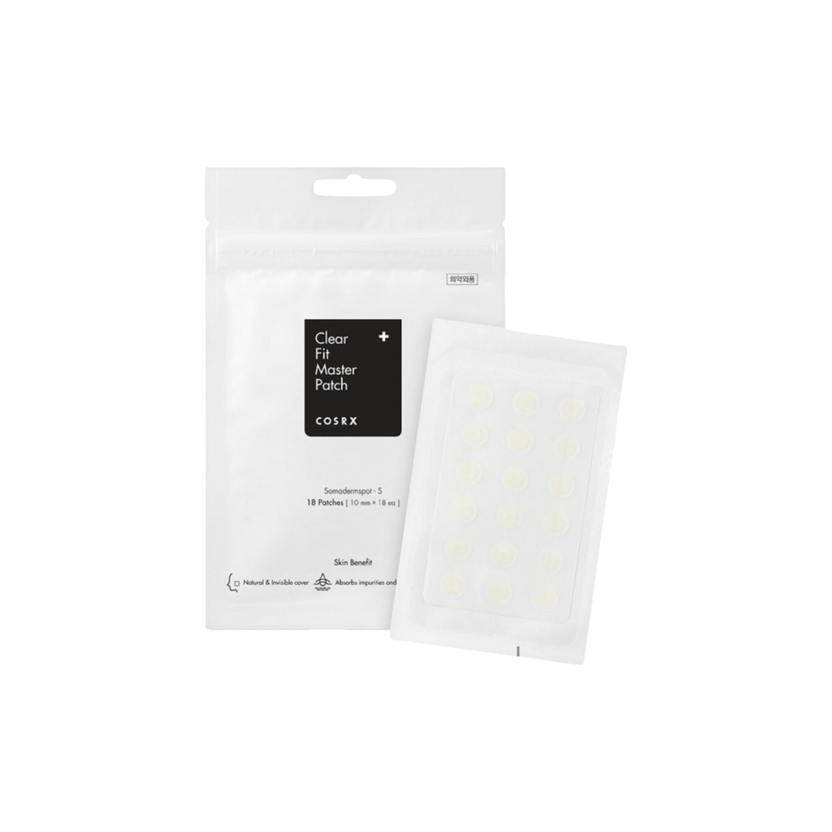 COSRX Clear Fit Master Patch, 18pcs