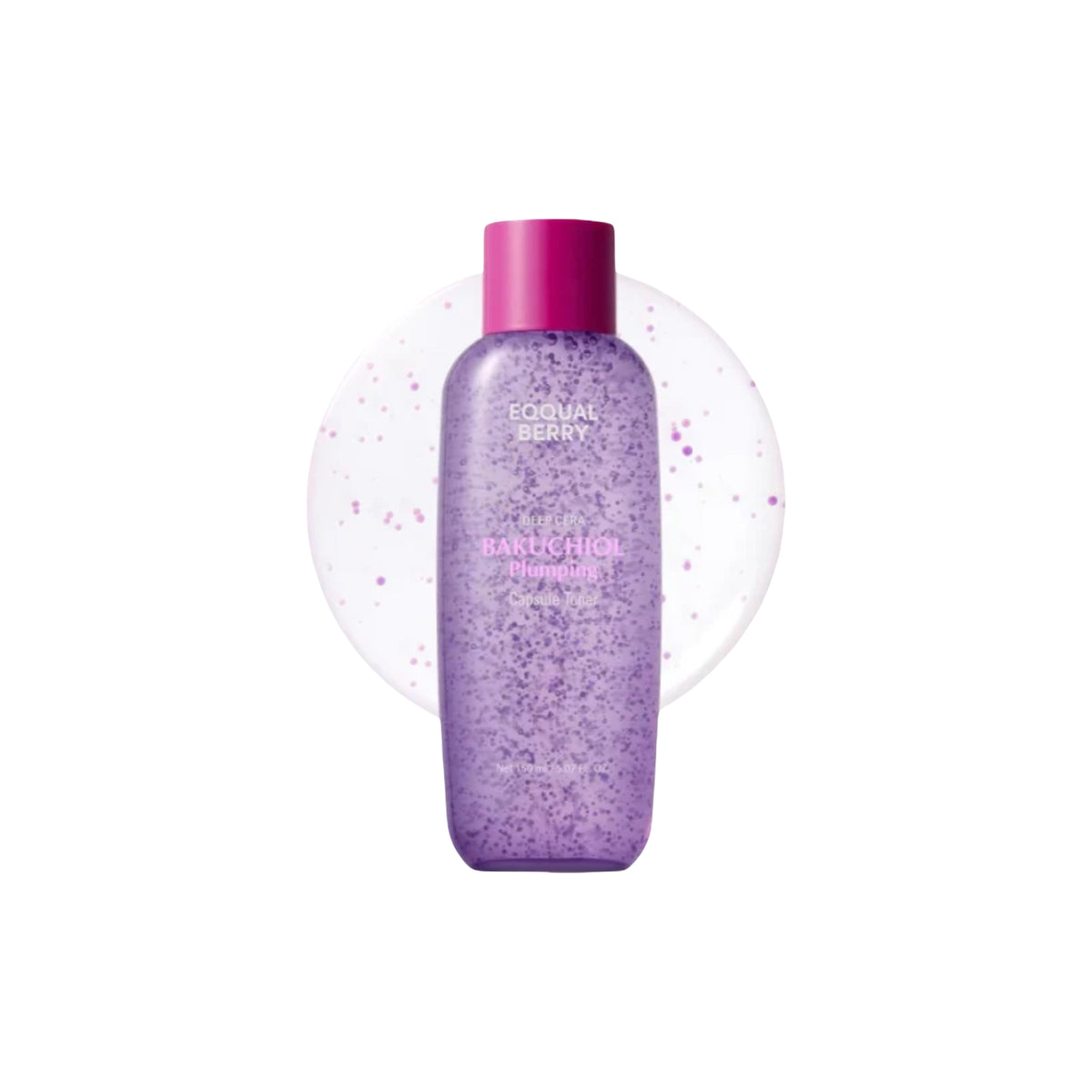 Eqqualberry Bakuchiol Plumping Capsule Toner Deep Cera, 150 ml