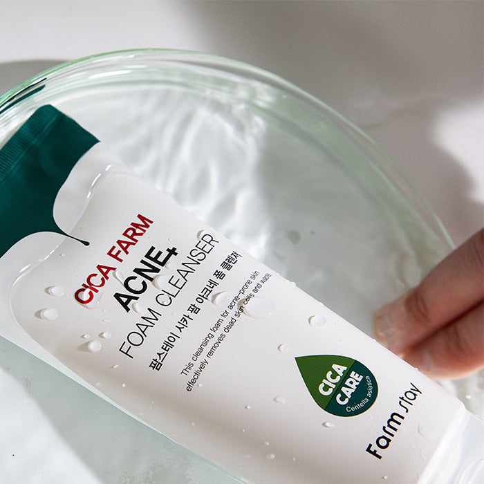 Farmstay – Cica Farm Acne Foam Cleanser - 180ml – papildomas vaizdas 4