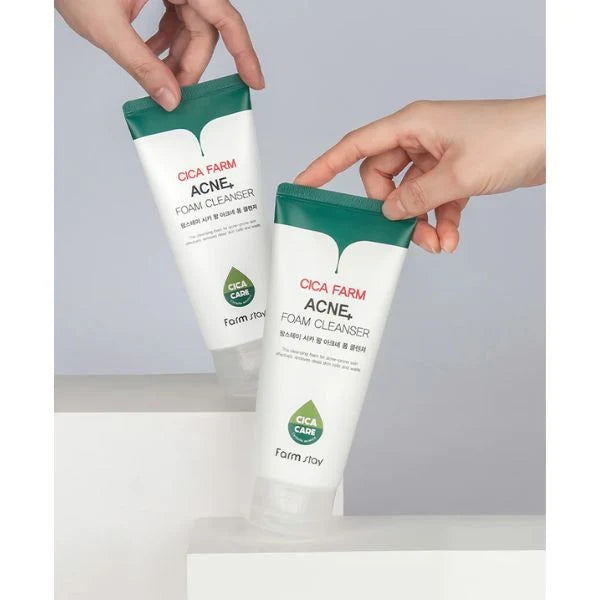 Farmstay – Cica Farm Acne Foam Cleanser - 180ml – papildomas vaizdas 6