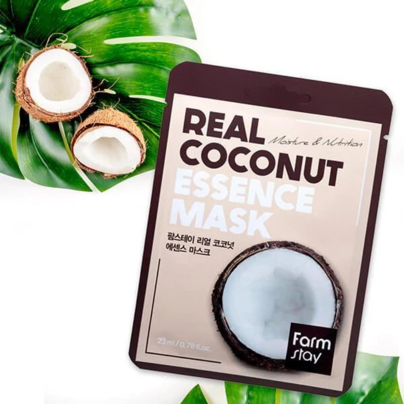 Farmstay – Real Coconut Essence Sheet Mask - 23ml – papildomas vaizdas 4