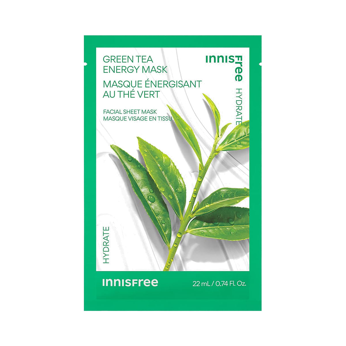 Innisfree – Green Tee Energy Mask, 22ml, 1 piece