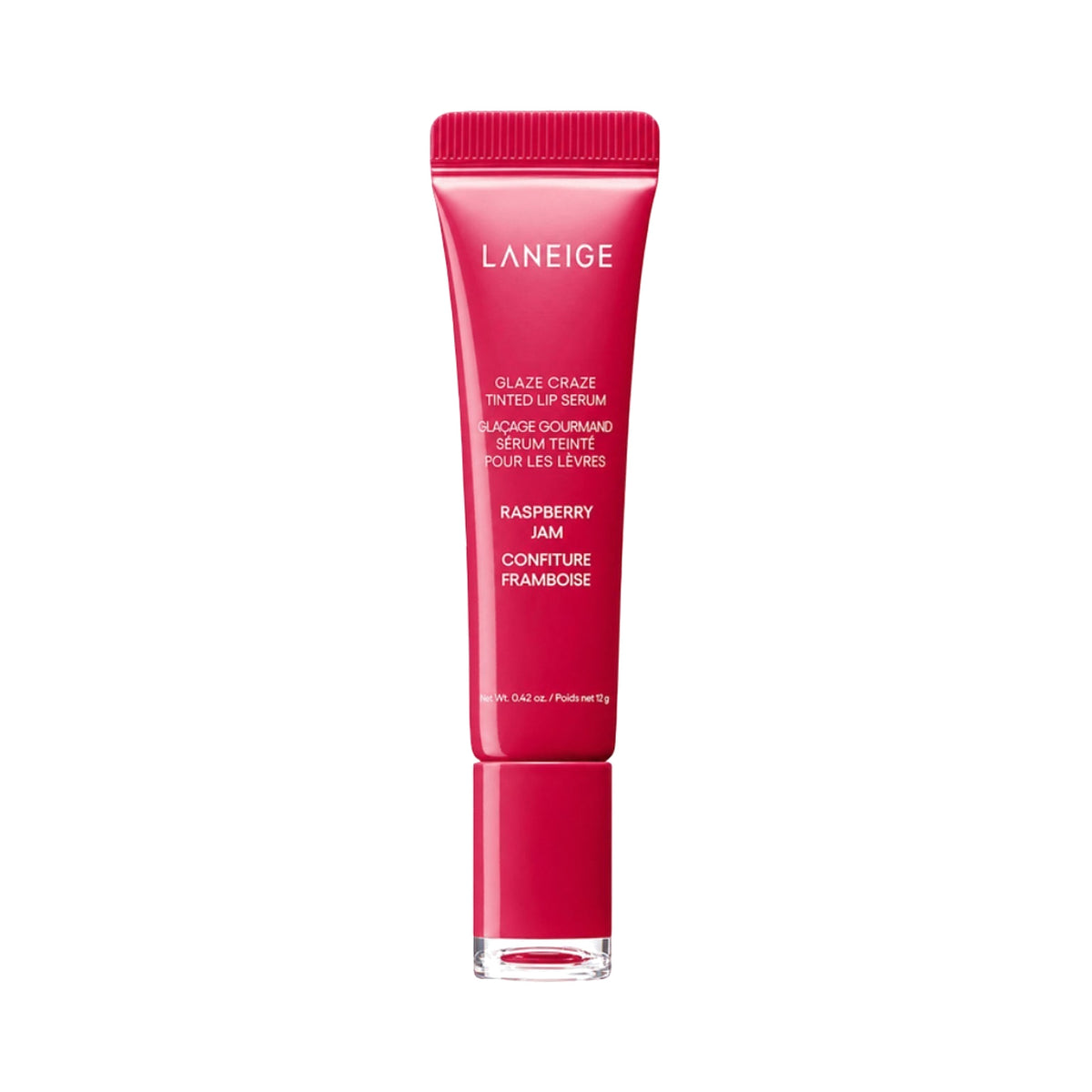 LANEIGE Glaze Craze Tinted Lip Serum Raspberry Jam, 12g