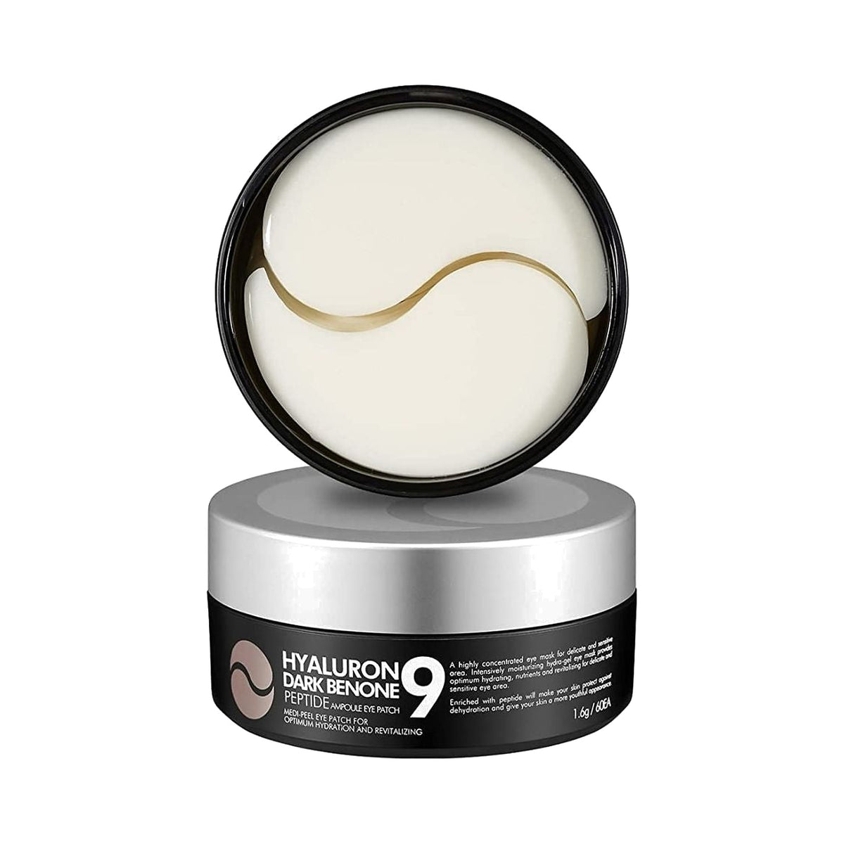 Medi-Peel Hyaluron Dark Benone 9 Peptide Ampoule Eye Patch hidrogelio paakių kaukės, 60 vnt.