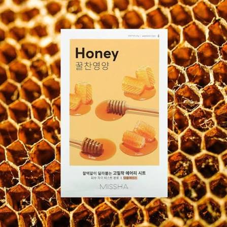 Missha – Airy Fit Sheet Mask – Honey, 19g – papildomas vaizdas 3