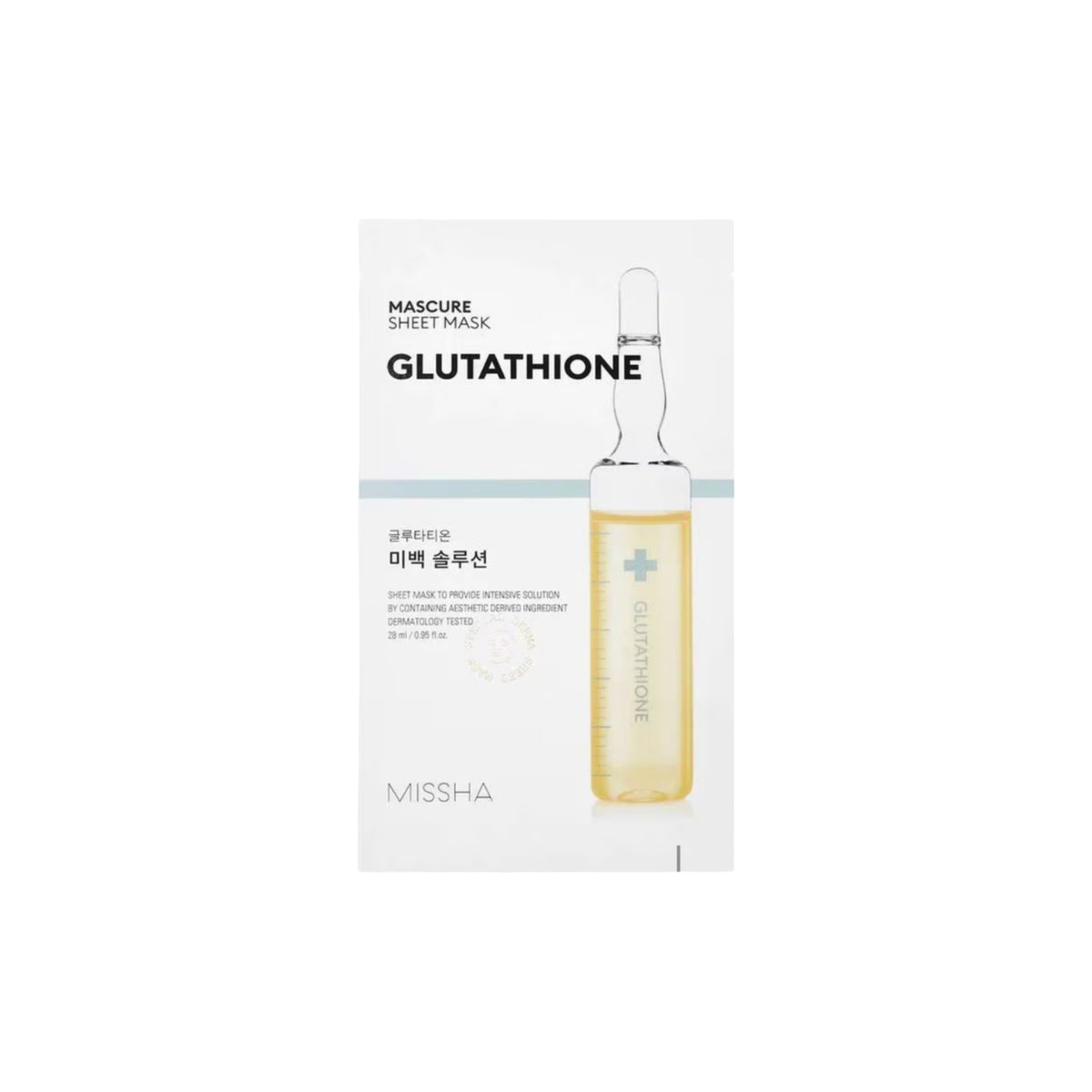 MISSHA Mascure Solution Sheet Mask Glutathione, 28 ml