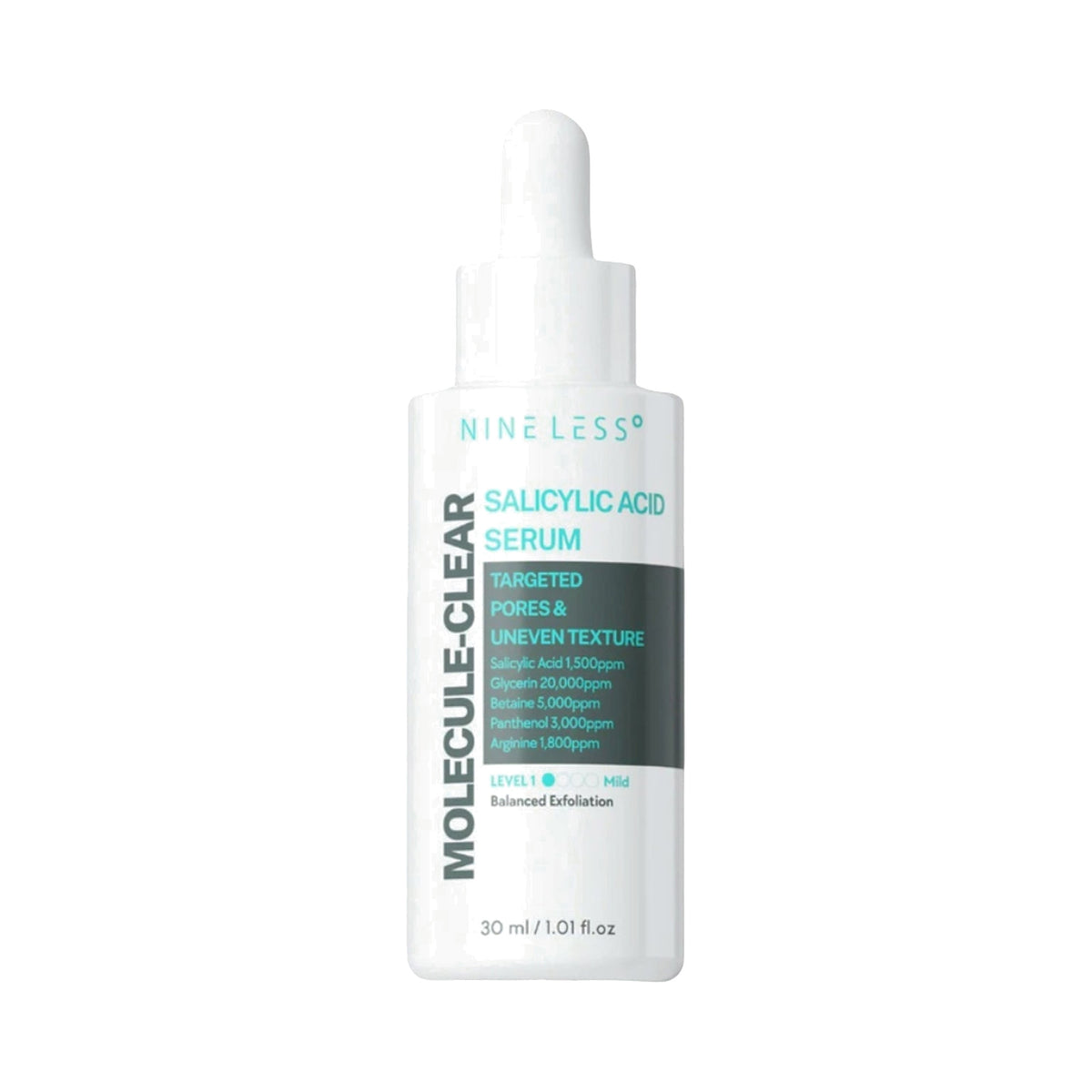 NINE LESS Molecule-Clear Salicylic Acid Exfoliating Serum, 30ml