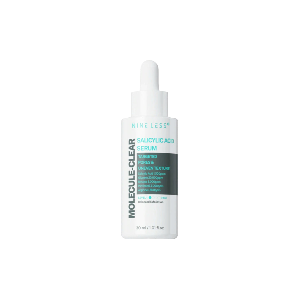 NINE LESS Molecule-Clear Salicylic Acid Exfoliating Serum, 30ml