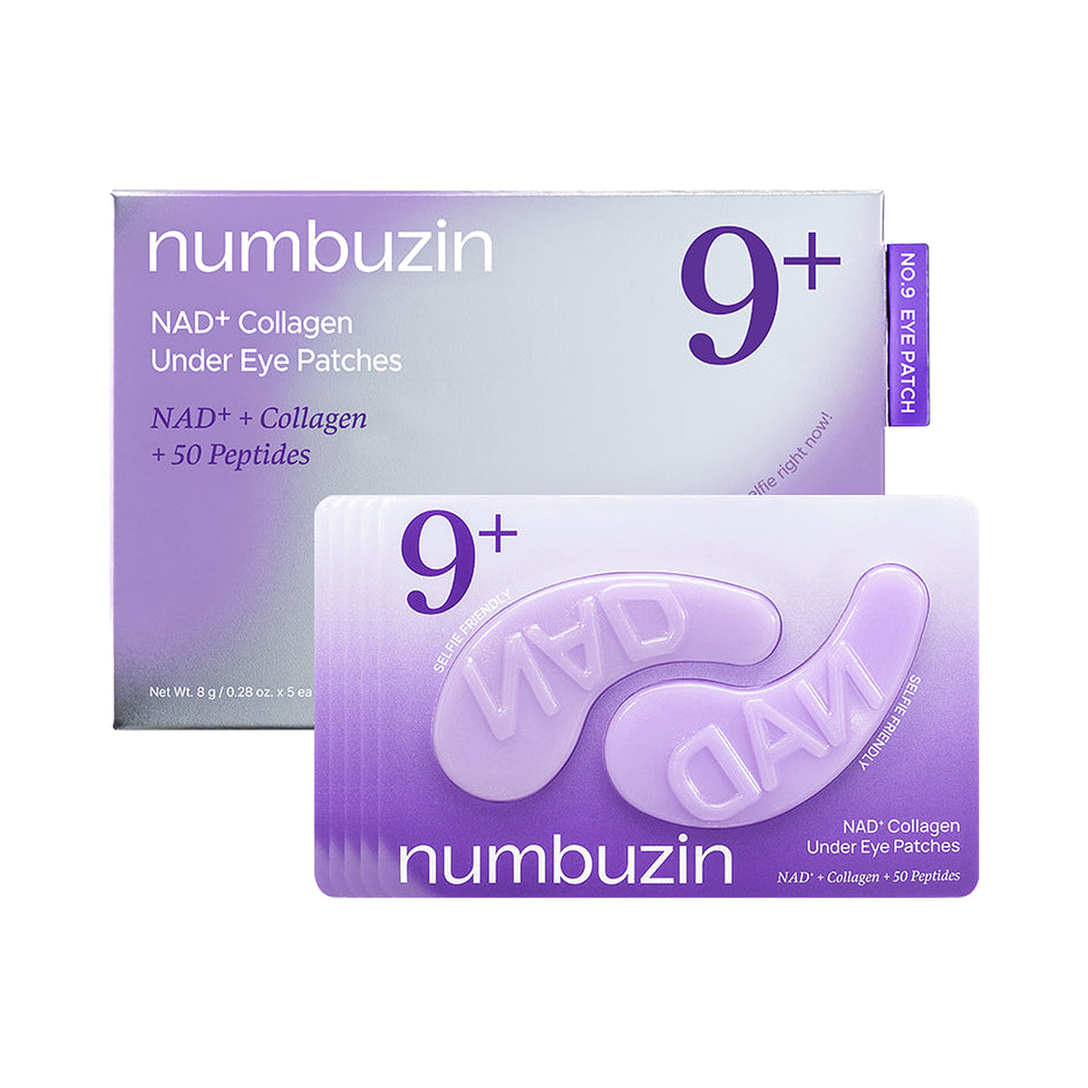 Numbuzin No.9 NAD+ Eye Patches, 5 pairs