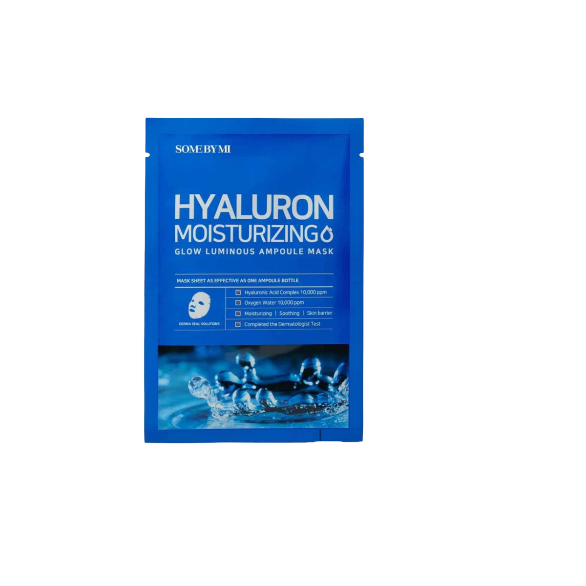 SOME BY MI Hyaluron Moisturizing Glow Luminous Ampoule Mask, 25g