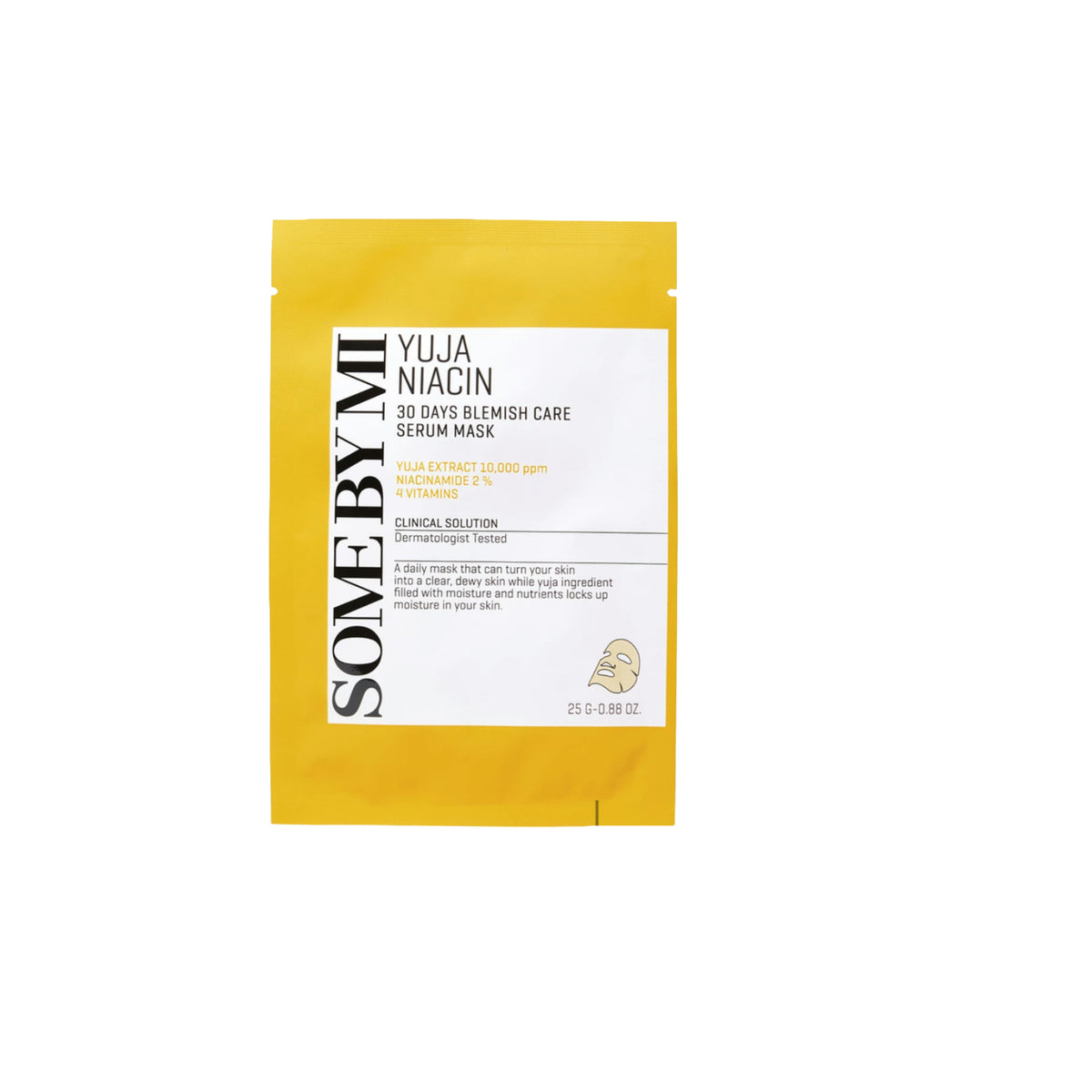 SOME BY MI Yuja Niacin 30 Days Blemish Care Serum Mask, 25g