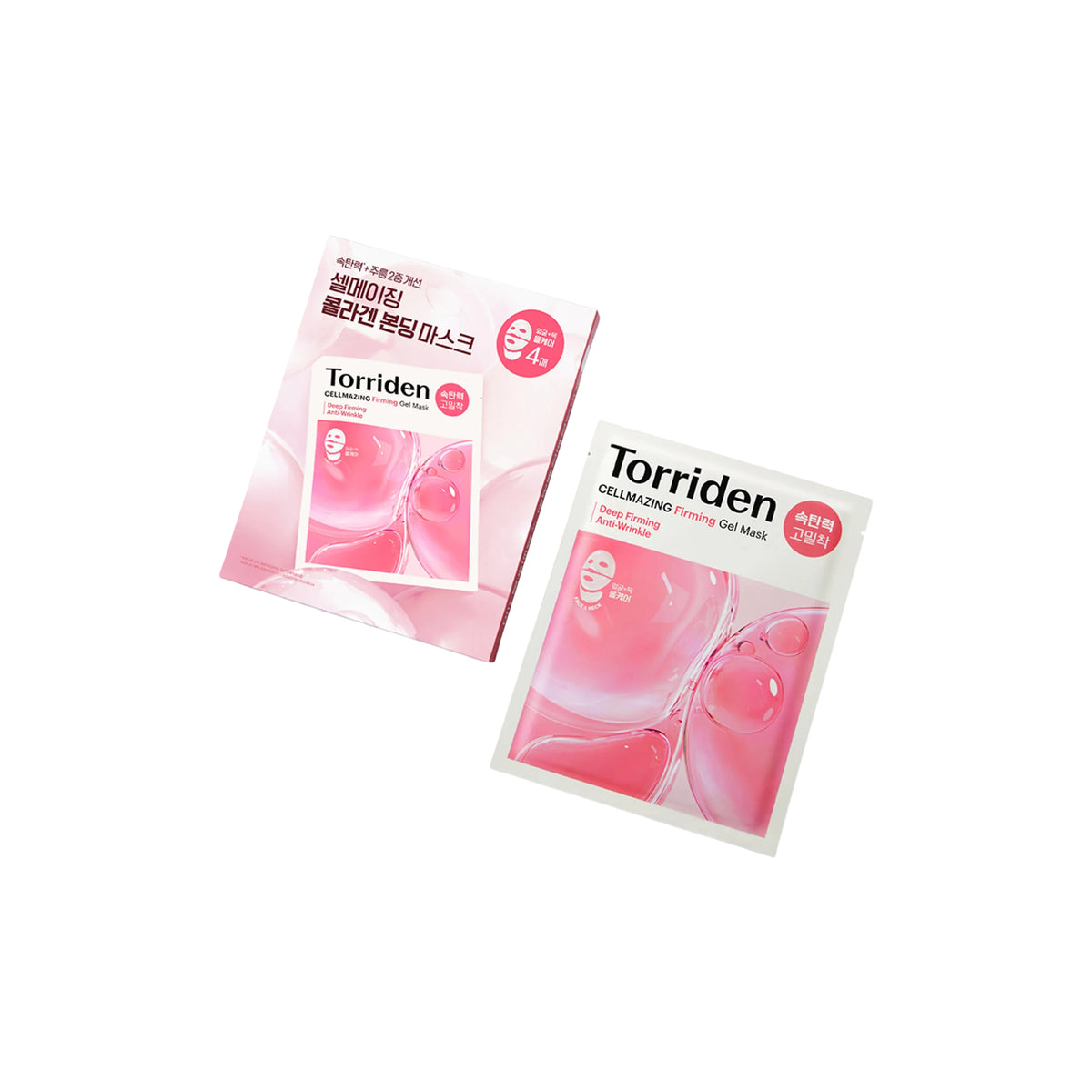 Torriden – Cellmazing Firming Gel Mask Sheet, 4ea set