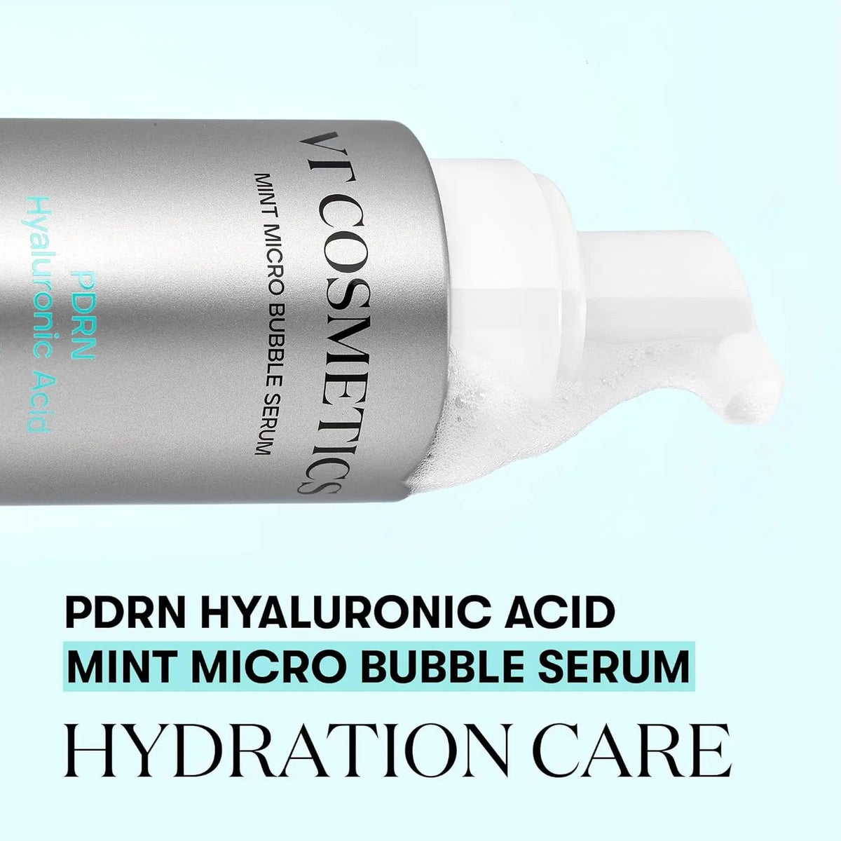 VT Cosmeticss – PDRN Acid Mint Micro Bubble Serum, 70ml – papildomas vaizdas 2