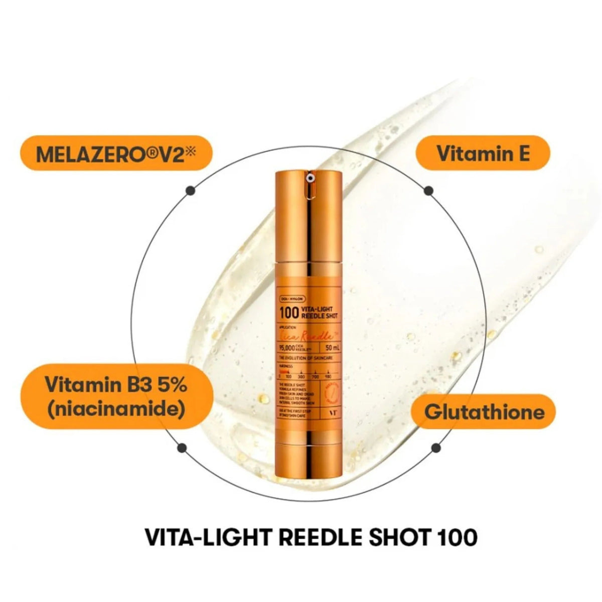VT Cosmeticss – Vita-Light Reedle Shot 100, 50ml – papildomas vaizdas 3