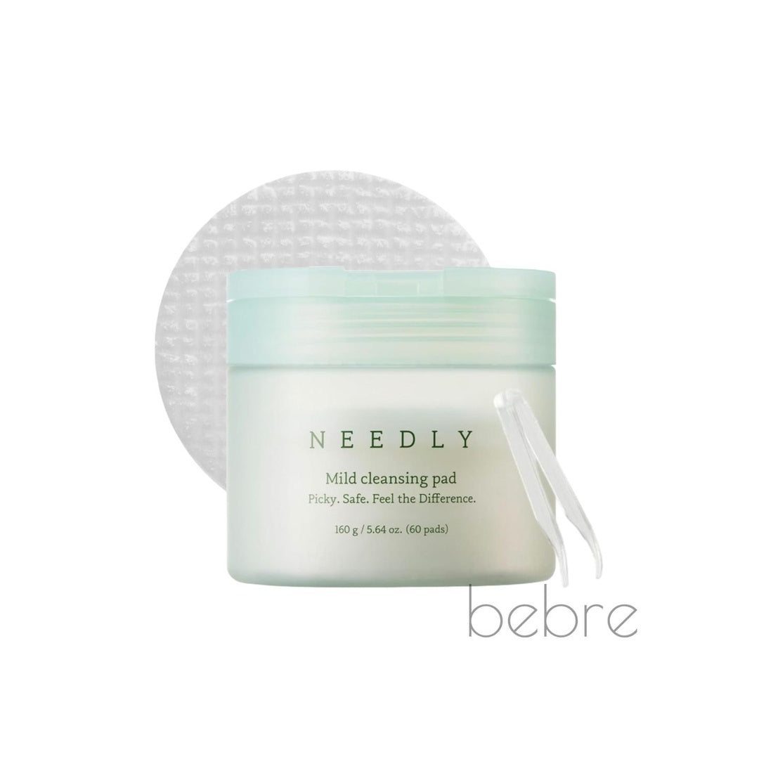 Needly Mild Cleansing Pad Makeup Remover, 60pcs