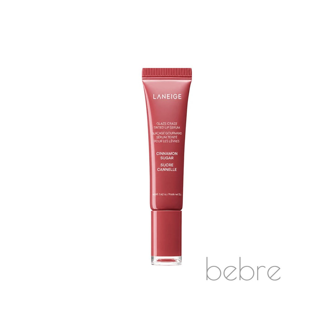 LANEIGE Glaze Craze Tinted Lip Serum Cinnamon Sugar, 12g
