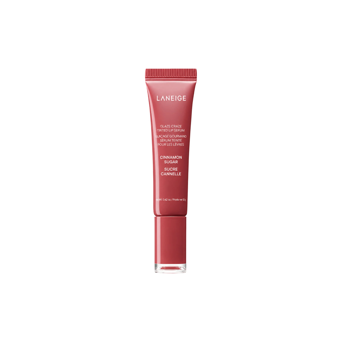 LANEIGE Glaze Craze Tinted Lip Serum Cinnamon Sugar, 12g