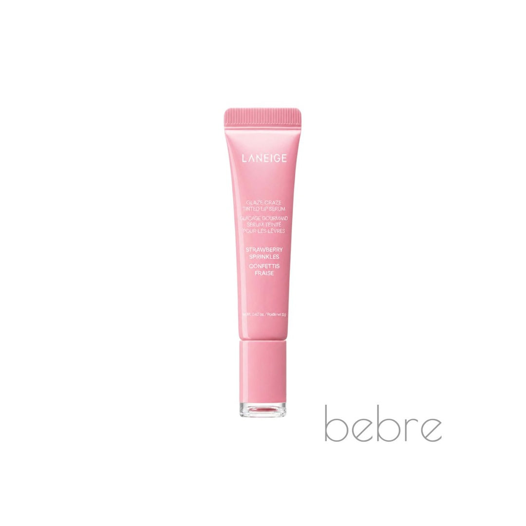 LANEIGE Glaze Craze Tinted Lip Serum Strawberry Sprinkles, 12g