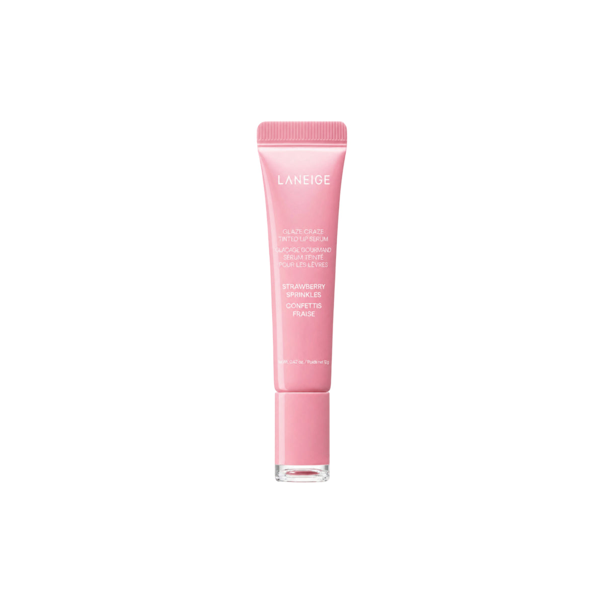 LANEIGE Glaze Craze Tinted Lip Serum Strawberry Sprinkles, 12g