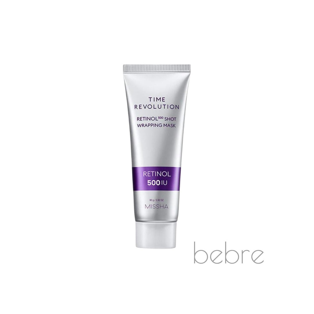 MISSHA Time Revolution Retinol 500 Shot Wrapping Mask, 80g