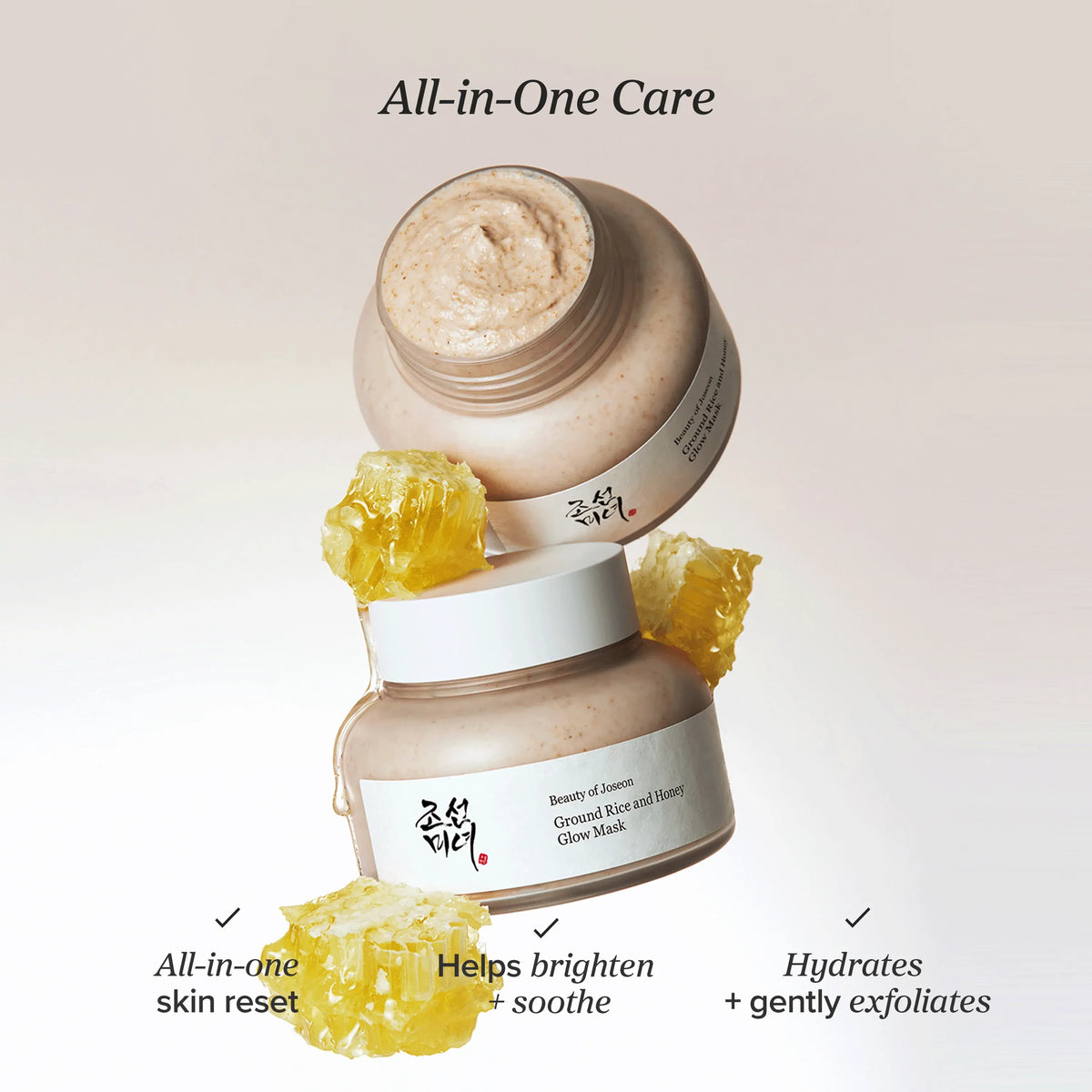 Beauty of Joseon Ground Rice & Honey Glow Mask, 150ml – papildomas gamintojo vaizdas