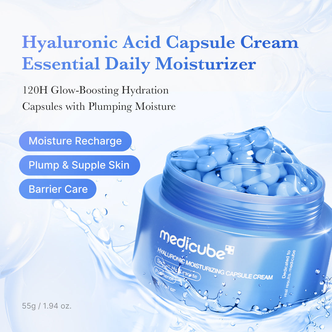 Medicube Hyaluronic Moisturizing Capsule Cream, 55g – papildomas gamintojo vaizdas