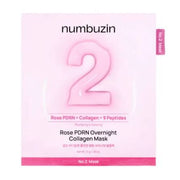 Numbuzin - No.2 Rose PDRN Overnight Collagen Mask, 37g, 1 piece