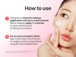 Numbuzin – No.3 PHA Skin Prep Bubble Mask, 90ml