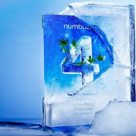 Numbuzin No.4 Icy Soothing Sheet Mask raminamoji lakštinė kaukė, 27 g / 1 vnt.