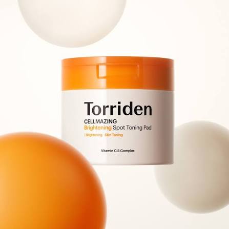Torriden – Cellmazing Vita-C Brightening Blemish Toning Pad, 175ml (70 pads)