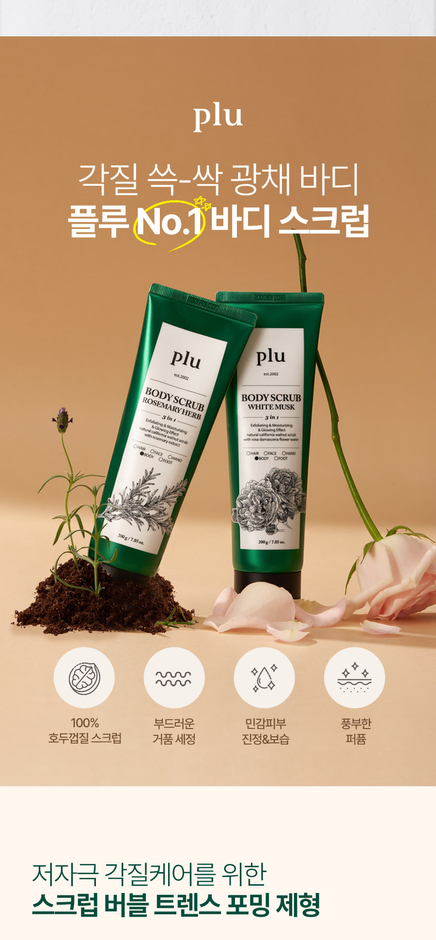 plu Body Scrub White Musk, 200g – papildomas gamintojo vaizdas