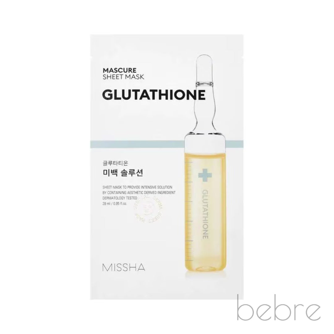 MISSHA Mascure Solution Sheet Mask Glutathione, 28 ml